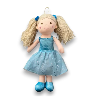 LİNA BEBEK 37 CM MAVİ