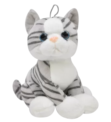 KEDİ 25 CM GRİ
