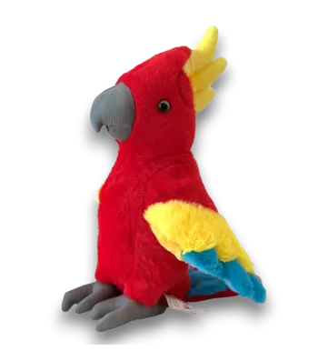 KAKADU PAPAĞAN 30 CM KIRMIZI
