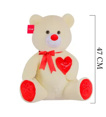 Yumoş Ayı 47 cm Ekru