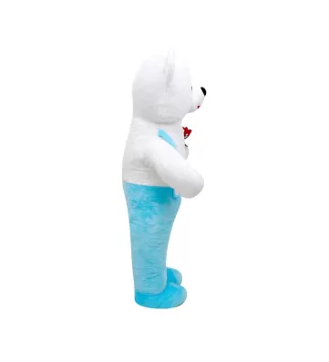 Kalpli Tulumlu Ayı 50 cm Mavi