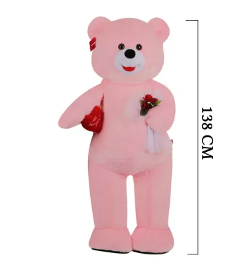 Eros Ayakta Ayı 138 cm Pembe