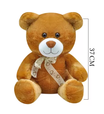OTURAN AYI 37 CM KAHVERENGİ