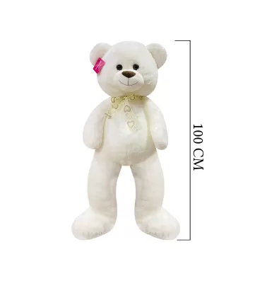 PUFFY SALAŞ AYI 100 CM EKRU