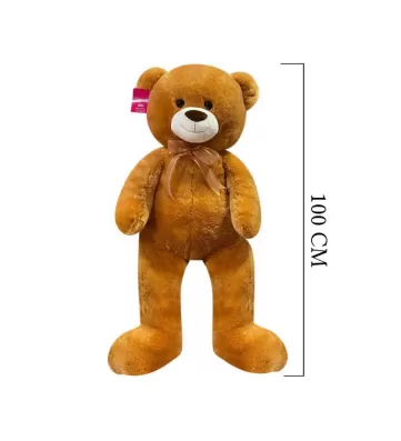 PUFFY SALAŞ AYI 100 CM KAHVE