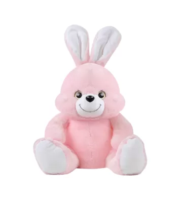 OTURAN SEVİMLİ TAVŞAN 30 CM PEMBE