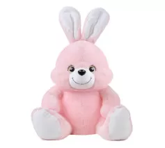 OTURAN SEVİMLİ TAVŞAN 37 CM PEMBE