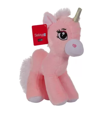 Süslü At 40 cm Pembe 