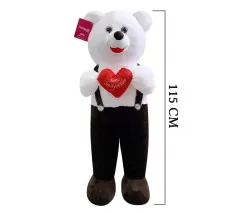 Kalpli Tulumlu Ayı 115 cm Kahverengi