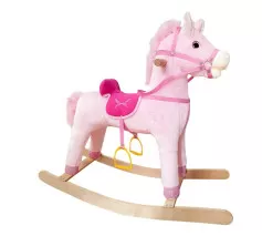 Müzikli Sallanan At 65 cm Pembe