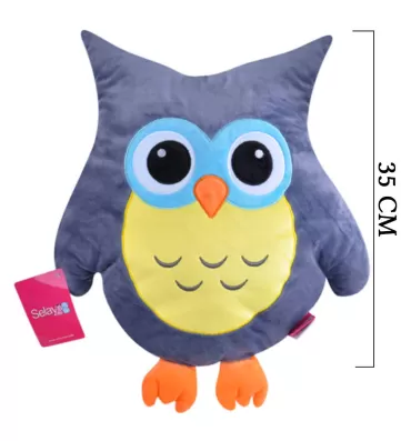 Baykuş Figürlü Yastık 35 cm