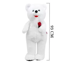 Eros Ayakta Ayı 93 cm Beyaz 