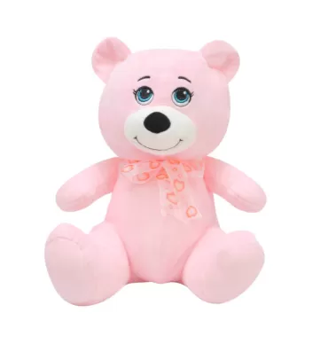 Göbekli Ayı 28 cm Pembe 