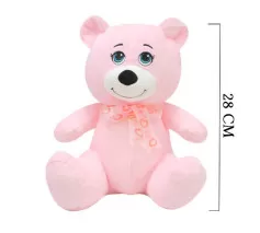 Göbekli Ayı 28 cm Pembe 