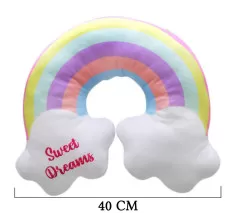 Gökkuşağı Figürlü Yastık 40 cm