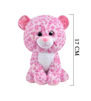 Leopar 17 cm Pembe