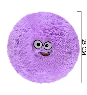 Flausy Puf Yastık 25 cm Lila