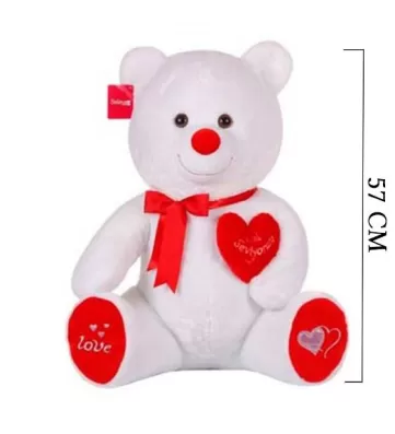 Tıkıl Ayı 57 cm Beyaz