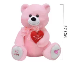 Tıkıl Ayı 57 cm Pembe 