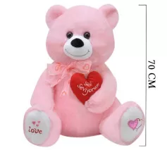 Tıkıl Ayı 70 cm Pembe