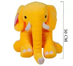Oturan Dişli Fil Fil 50 cm Sarı