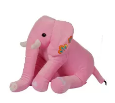 Oturan Dişli Fil 40 cm Pembe 
