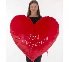 SENİ SEVİYORUM KALP YASTIK 100 CM